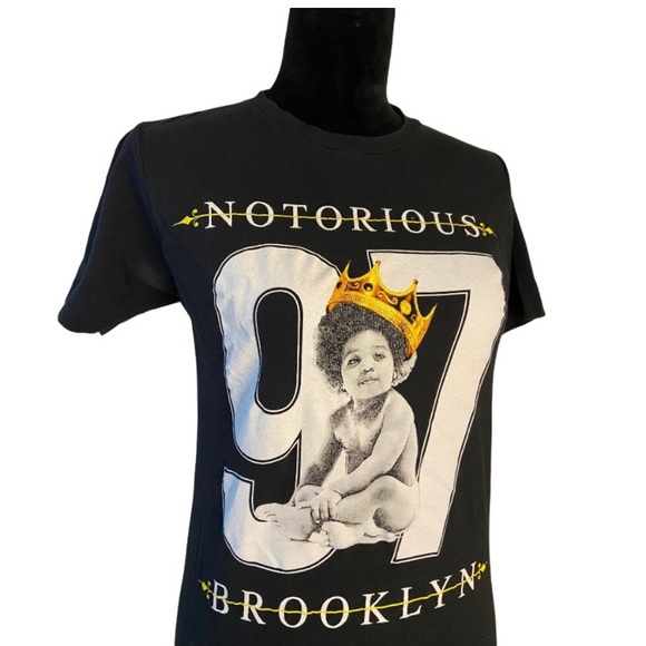 Horizon NY Biggie smalls black graphic Tee - Picture 2 of 9